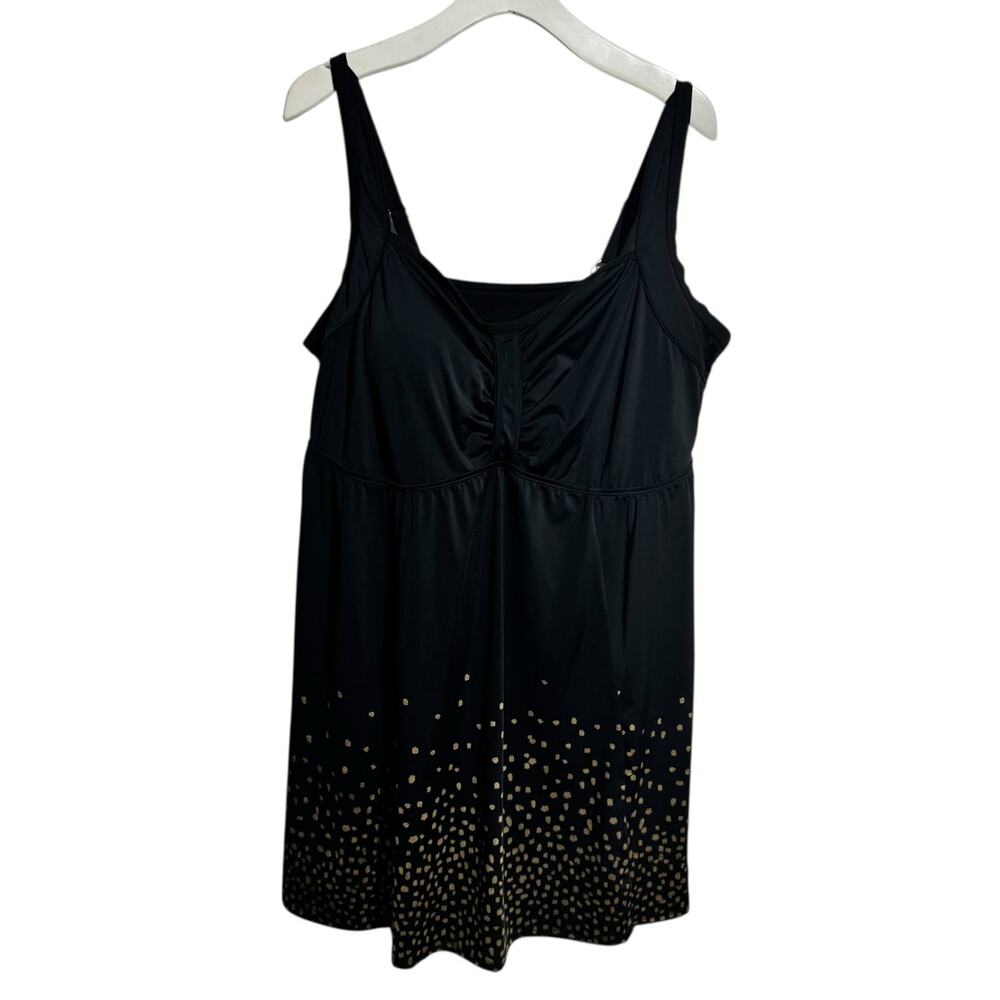Swim Suits for All One Piece Swim‎ Dress Bathing Suit Women 24 Black Beach Vacay